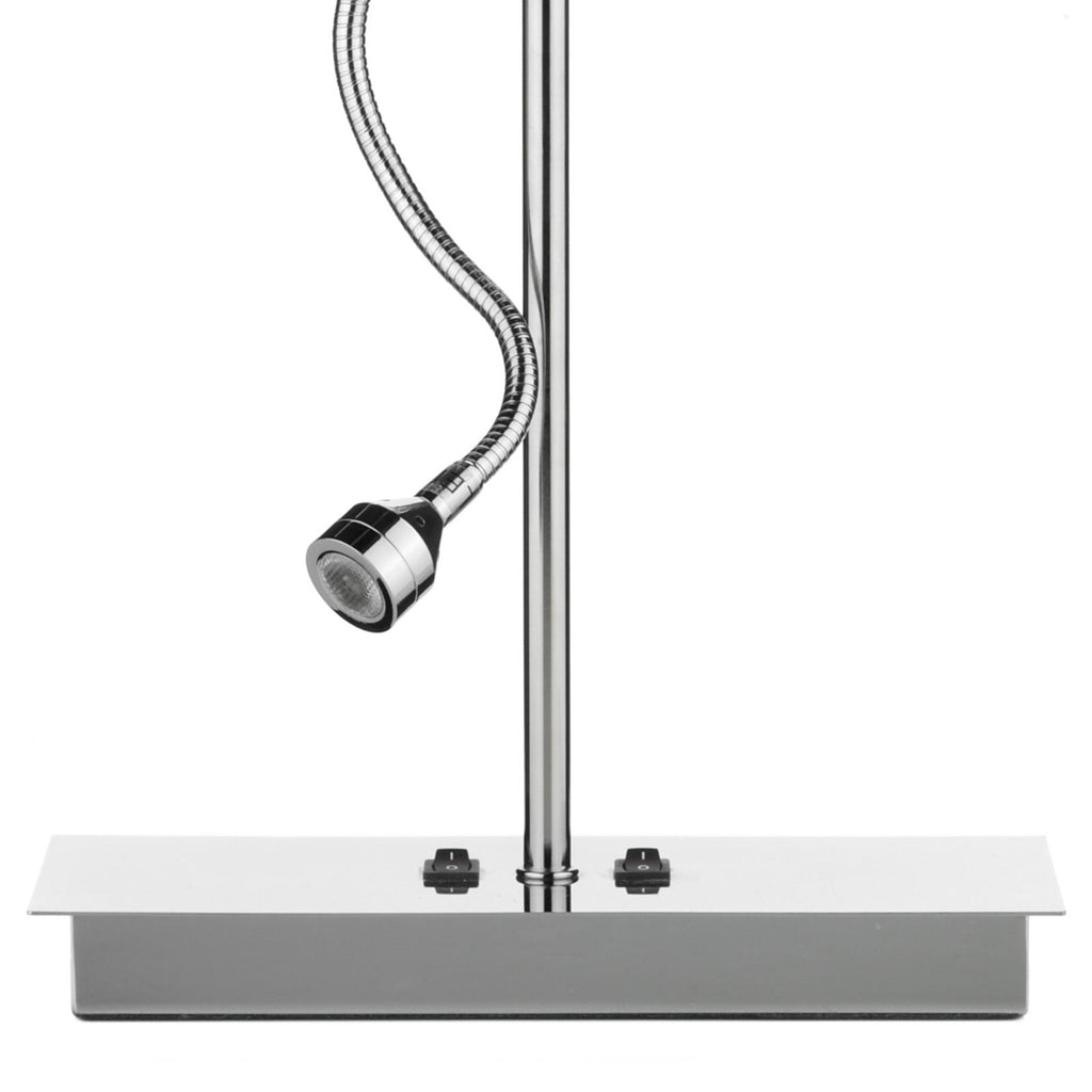 AMA4050-S1021 Amalfi Table Lamp Polished Chrome With Shade LED