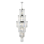ANG3308 Angel 28 Light Chandelier Crystal and Polished Chrome