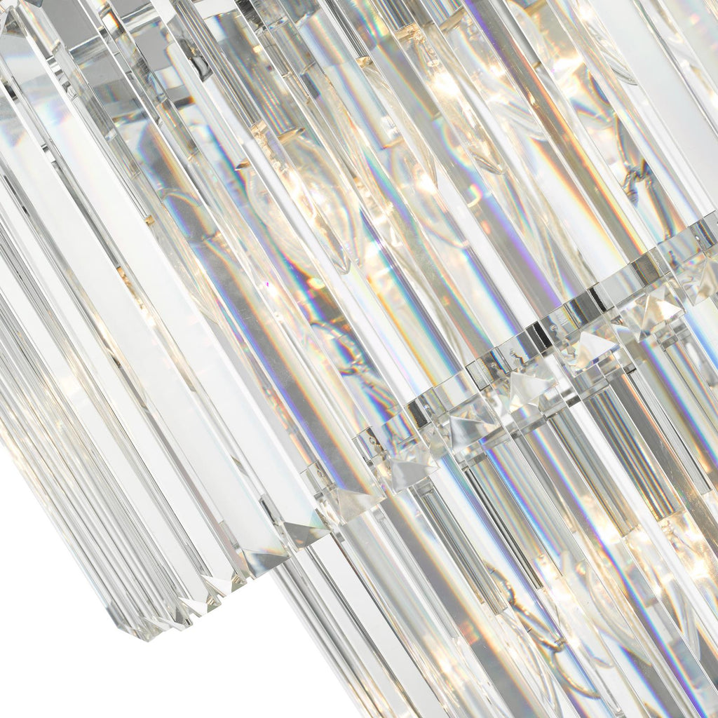ANG3308 Angel 28 Light Chandelier Crystal and Polished Chrome