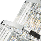 ANG3308 Angel 28 Light Chandelier Crystal and Polished Chrome