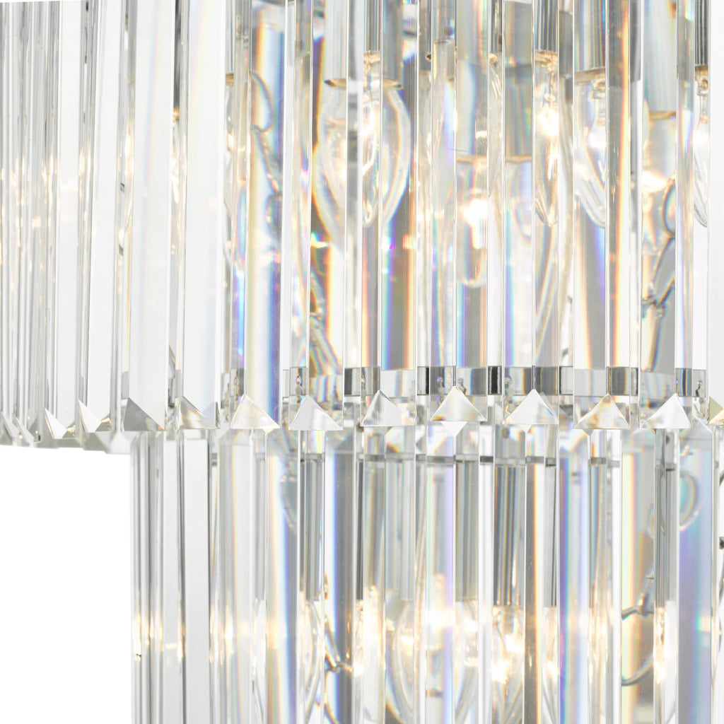 ANG3308 Angel 28 Light Chandelier Crystal and Polished Chrome