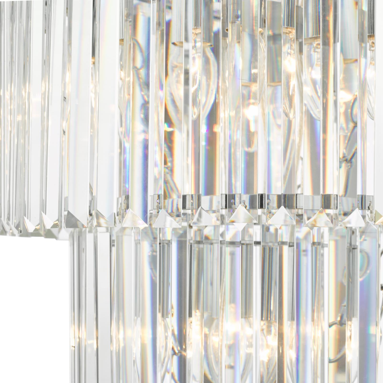 ANG3308 Angel 28 Light Chandelier Crystal and Polished Chrome