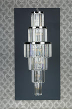 ANG3308 Angel 28 Light Chandelier Crystal and Polished Chrome