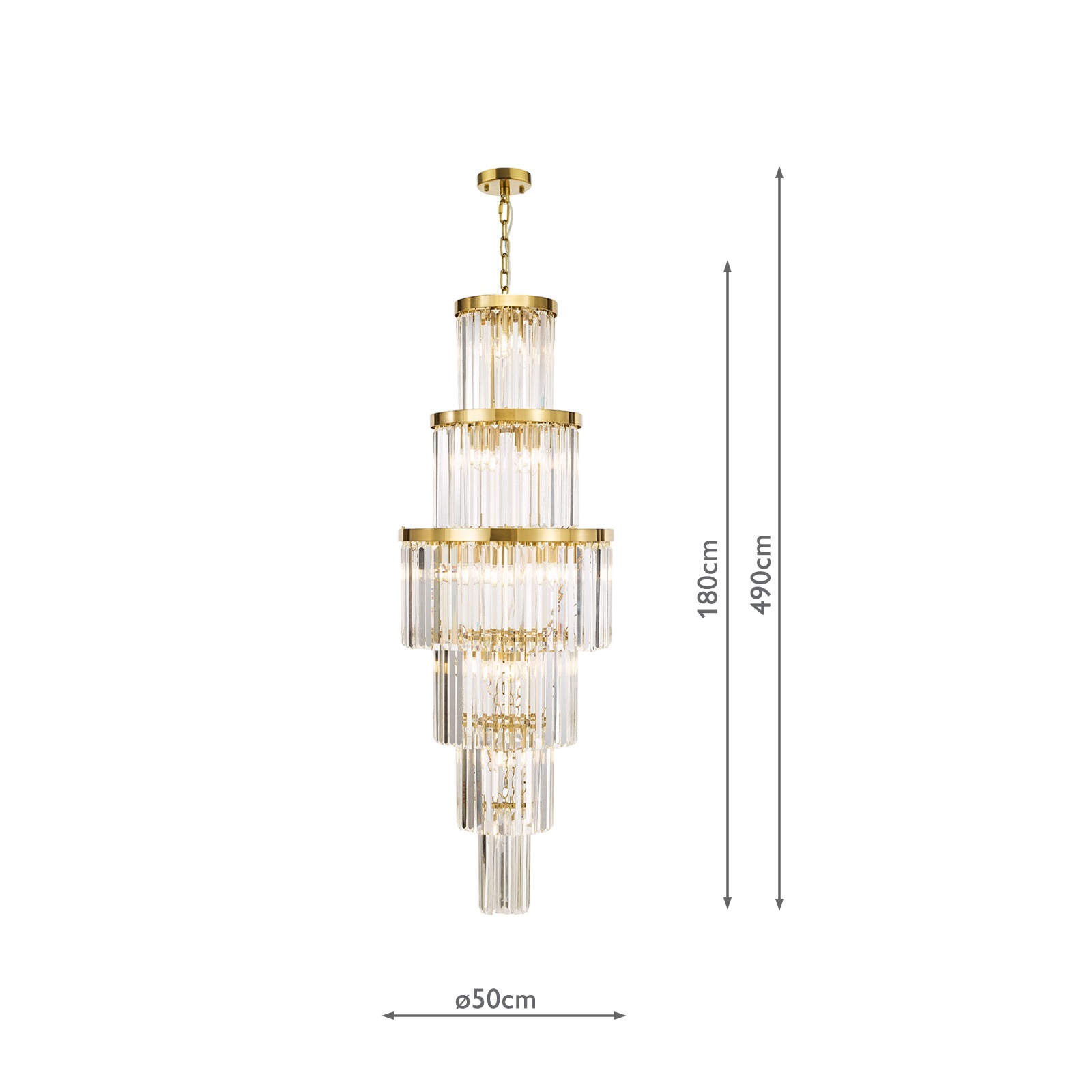 ANG3335 Angel 28 Light Chandelier Crystal and Antique Gold