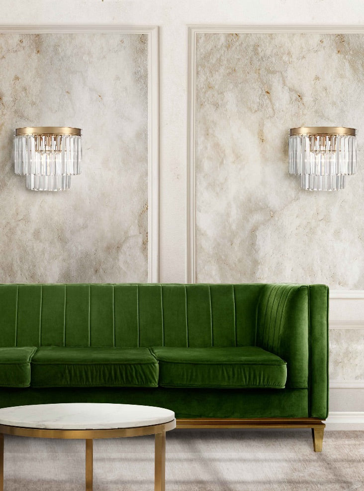 FL2465-3 Perdita 3 Light Crystal Wall Light