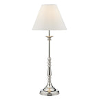 BLE4138 Blenheim Table Lamp Polished Nickel With Shade