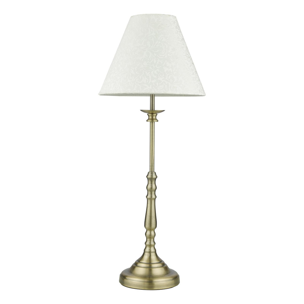 BLE4175 Blenheim Table Lamp Antique Brass With Shade