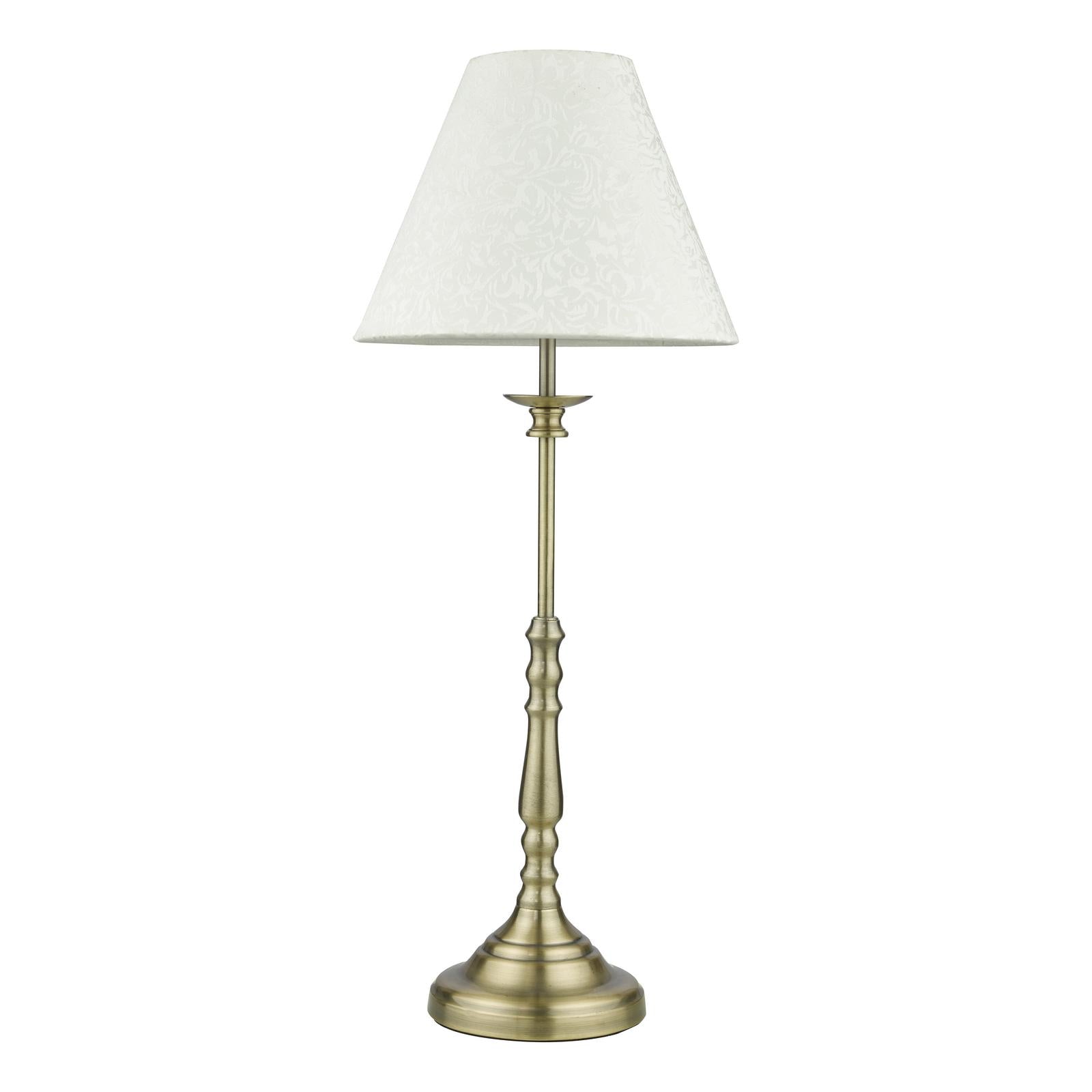 BLE4175 Blenheim Table Lamp Antique Brass With Shade
