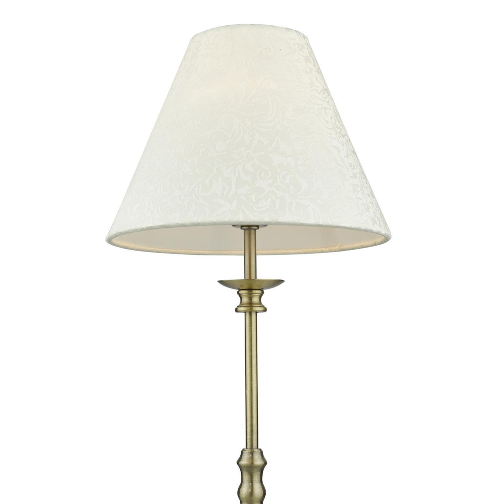 BLE4175 Blenheim Table Lamp Antique Brass With Shade