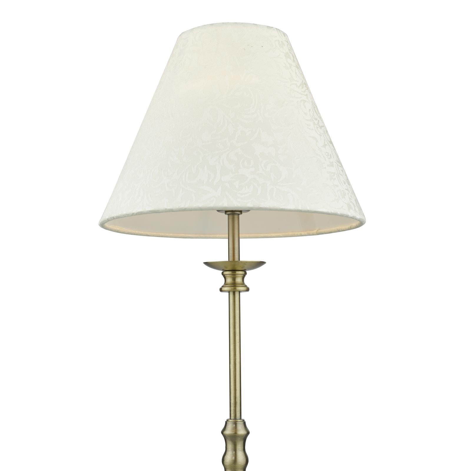 BLE4175 Blenheim Table Lamp Antique Brass With Shade