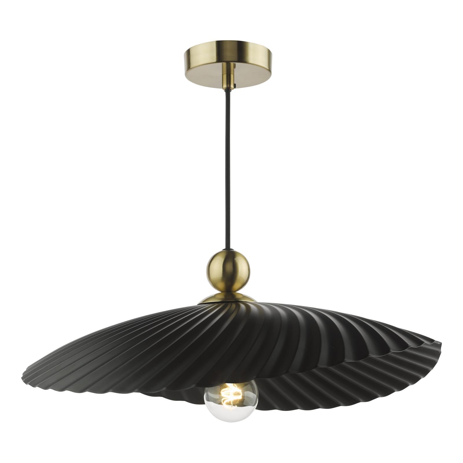 BOU6522 Bouvier Easy Fit Pendant Matt Black