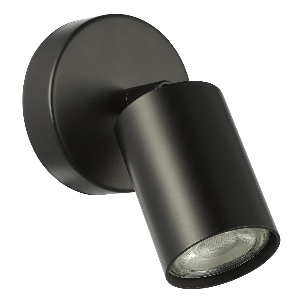 CAW0722 Cawley Single Spotlight Matt Black
