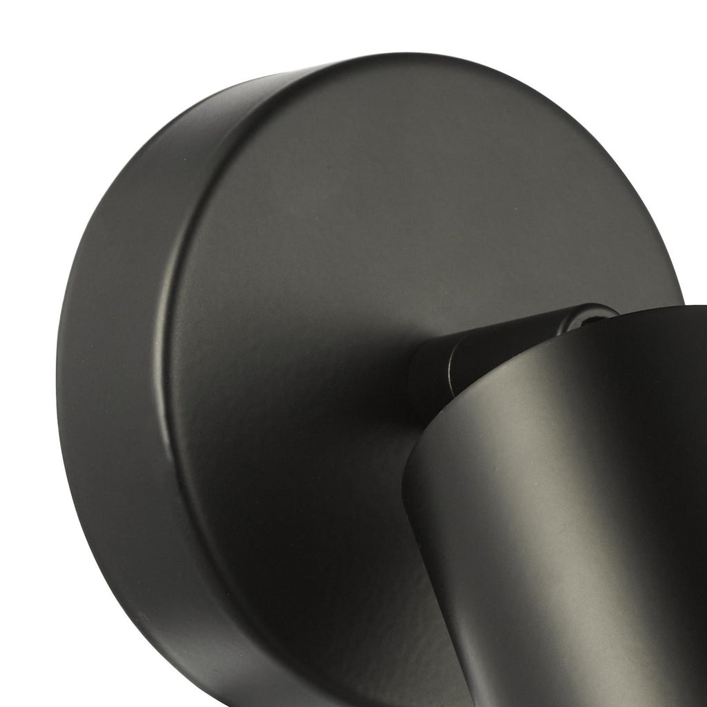 CAW0722 Cawley Single Spotlight Matt Black
