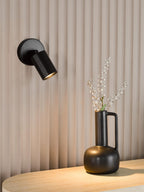 CAW0722 Cawley Single Spotlight Matt Black