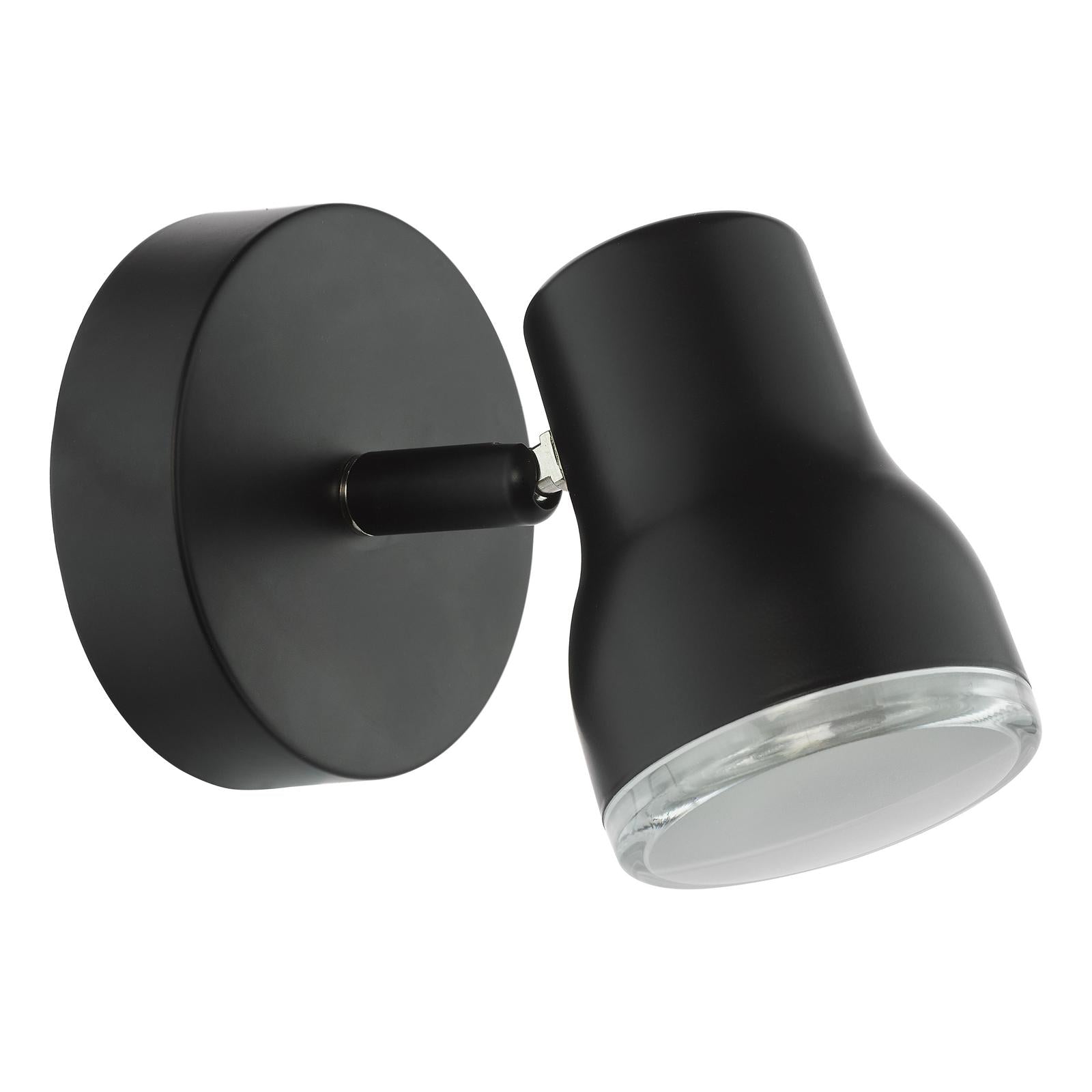 CLI0722 Clint Bathroom Wall Spot Light Matt Black IP44