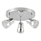 CLI7650 Clint 3 Light Bathroom Ceiling Spot Light Polished Chrome IP44
