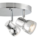 CLI7650 Clint 3 Light Bathroom Ceiling Spot Light Polished Chrome IP44