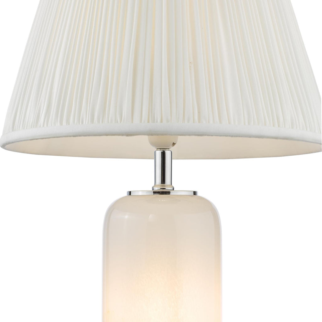 DEA4226-ULY1615 Deandra Table Lamp Yellow Glass With Shade