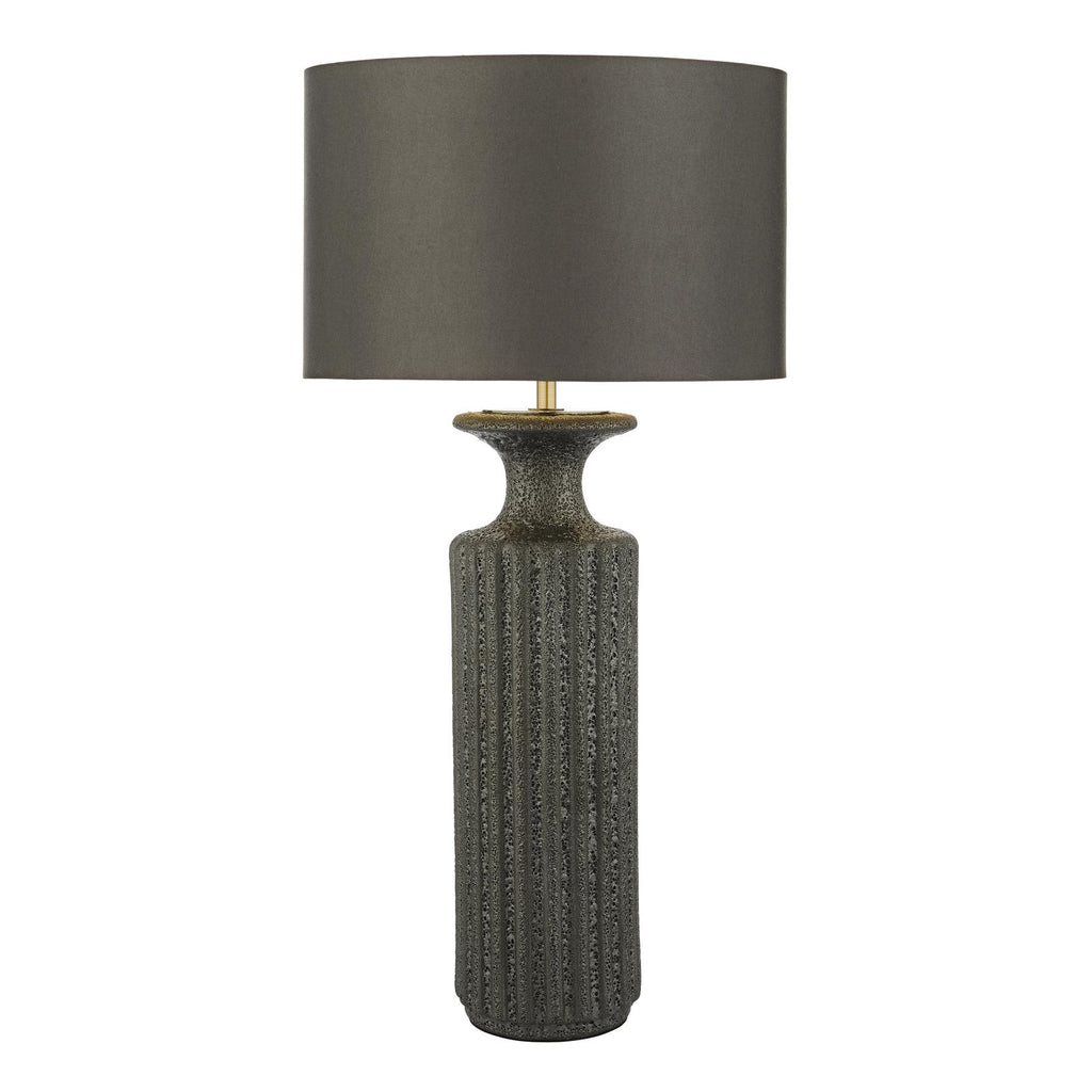 DUG4222-BOK4232RS-X Dugan Table Lamp Black Ceramic With Shade