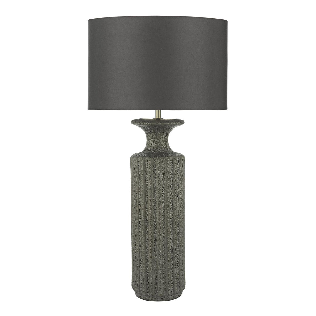 DUG4222-BOK4232RS-X Dugan Table Lamp Black Ceramic With Shade