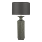 DUG4222-BOK4232RS-X Dugan Table Lamp Black Ceramic With Shade