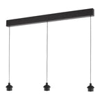 EIL0322 Eileen 3 Light Bar Pendant Matt Black LED