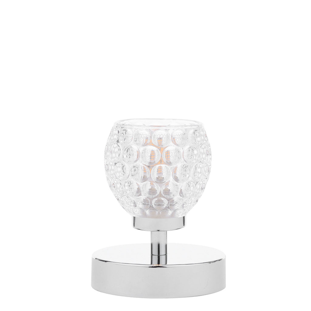 GL6 Mix & Match Dimpled Style Clear Glass Shade Only G9 8cm (S)