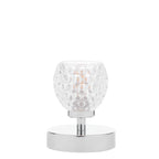 GL6 Mix & Match Dimpled Style Clear Glass Shade Only G9 8cm (S)