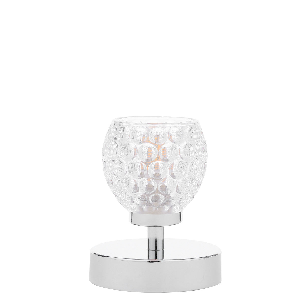 GL6 Mix & Match Dimpled Style Clear Glass Shade Only G9 8cm (S)