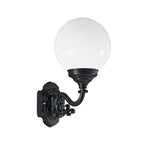 EXT6590 Rotonda Outside 1 Light Wall Bracket Black (S)