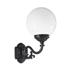 EXT6591 Rotonda Outside 1 Light Wall Bracket Black (S)