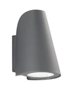EXT6618 Exto Outside 1 Light Wall Flush Dark Grey (S)