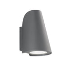 EXT6618 Exto Outside 1 Light Wall Flush Dark Grey (S)
