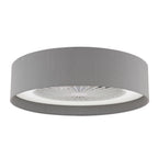 FAN5239 Fan Flush White and Grey With Shade LED