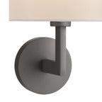 FER0763-S1122 Ferrara Wall Light Brushed Bronze With Shade