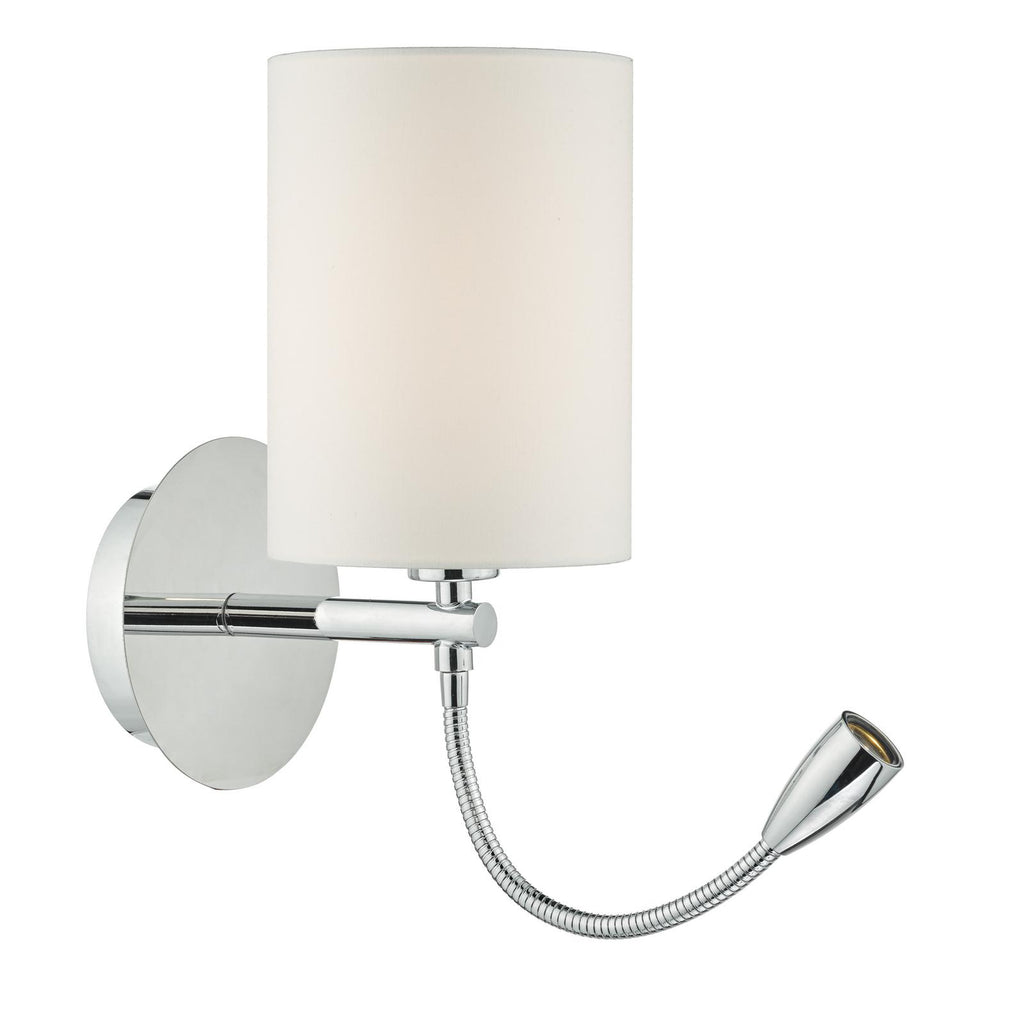 FET0750-S1061 Feta Wall Light Polished Chrome With Shade LED