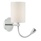 FET0750-S1061 Feta Wall Light Polished Chrome With Shade LED