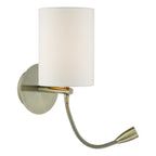 FET0775-S1061 Feta Wall Light Antique Brass With Shade LED