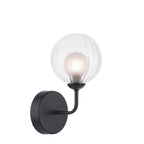 FEY0722-20 Feya Wall Light Matt Black With Clear/Opal Glass