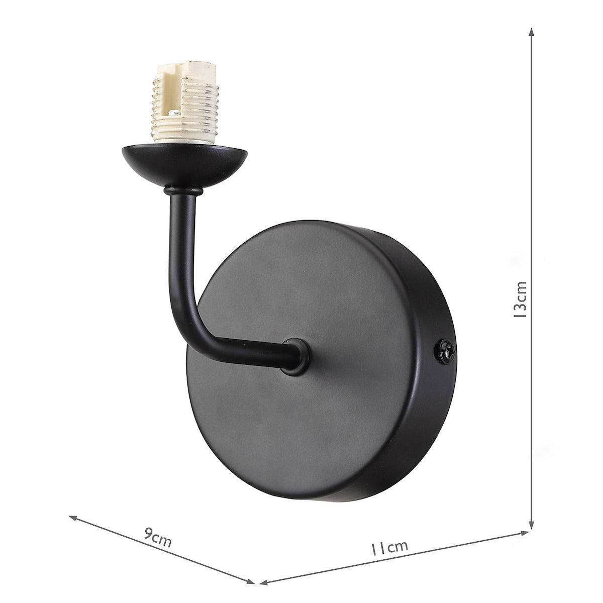 FEY0722-F Feya Wall Light Black Bracket Only (S)