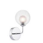 FEY0750-20 Feya Wall Light Polished Chrome With Clear/Opal Glass