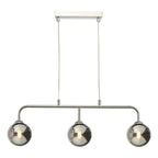 FEY6250-01 Feya 3 Light Bar Pendant Polished Chrome With Smoked Glass