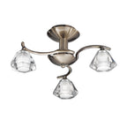FL2163/3 Twista 3 Light Ceiling Flush Bronze (S)