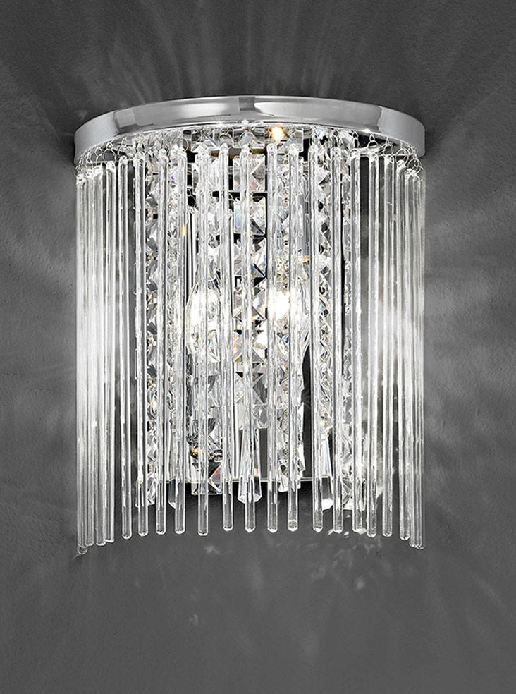 FL2310/2 Charisma 2 Light Wall Flush Chrome (S)