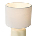 GIG4133 Gigi Twin Pack Table Lamp Cream Ceramic With Shade