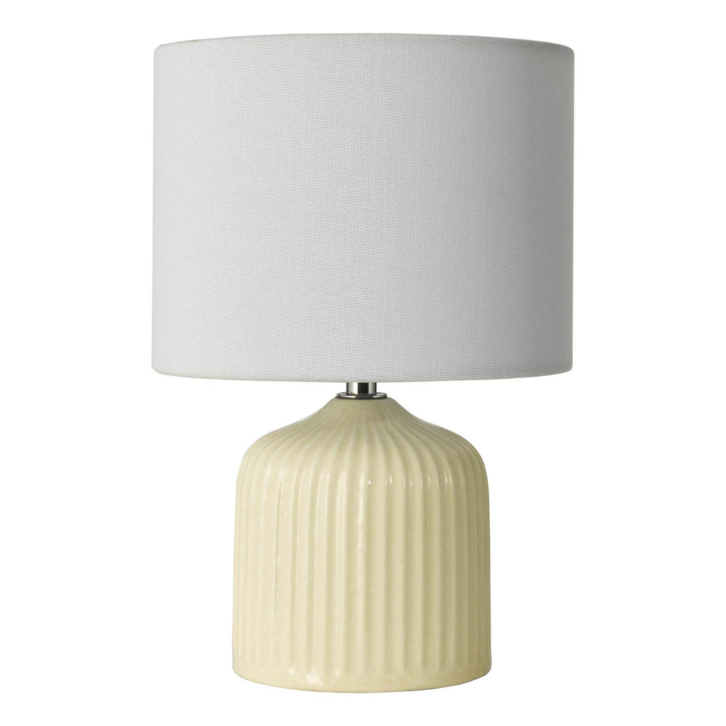 GIG4133 Gigi Twin Pack Table Lamp Cream Ceramic With Shade