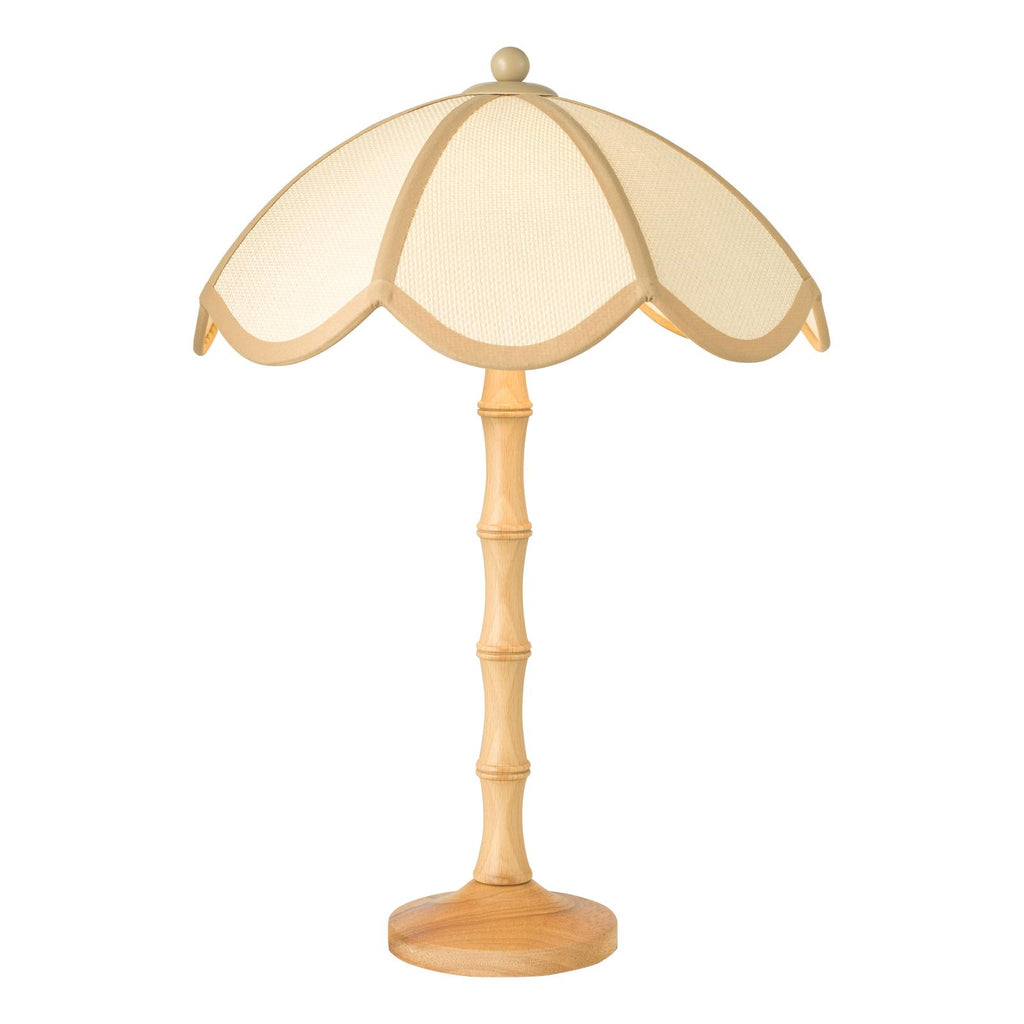 GIU4229 Giuliana 2 Light Table Lamp Natural Wood and Natural Wood