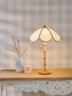 GIU4229 Giuliana 2 Light Table Lamp Natural Wood and Natural Wood