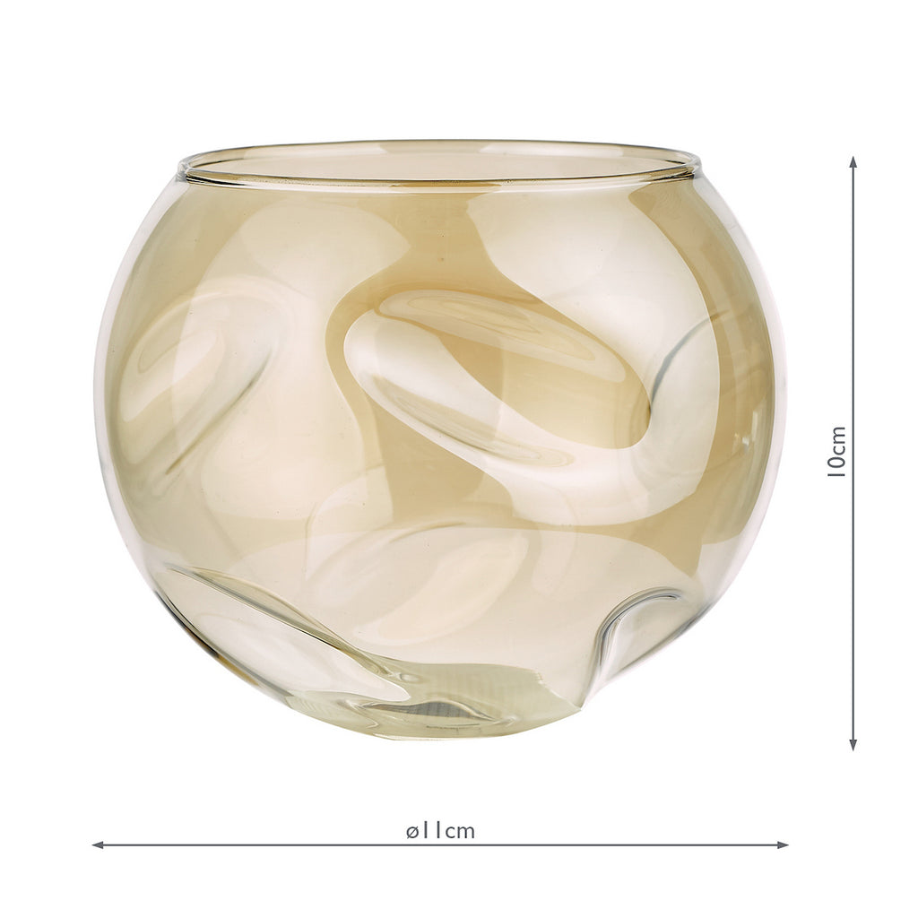 GL16 Mix & Match Amber Organic Glass G9 11cm (S)