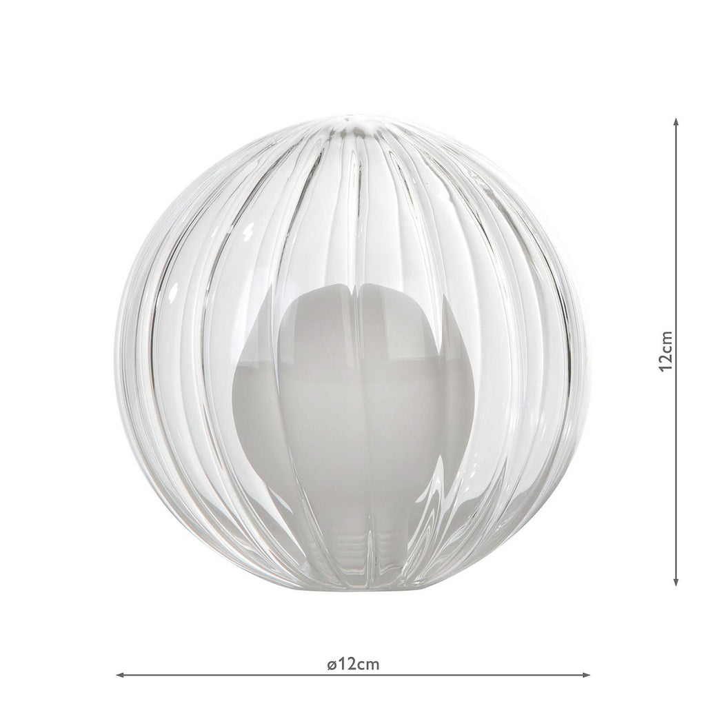 GL20 Mix & Match Clear And Opal Glass Shade G9 12cm (S)